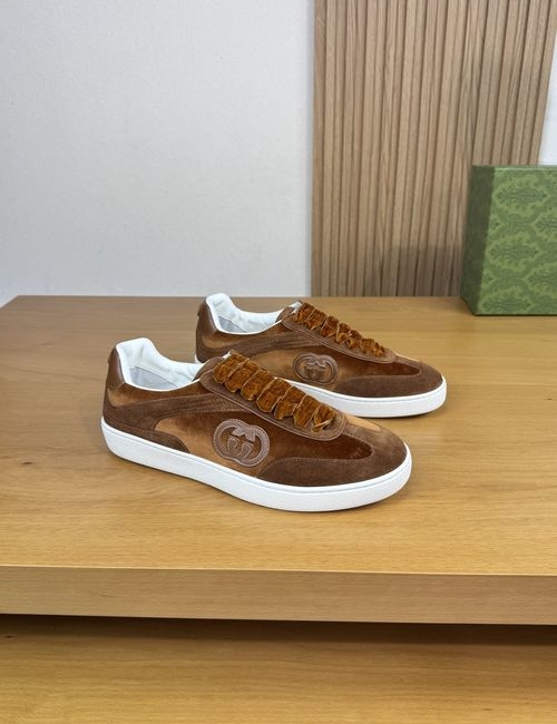 Gucci Suede Leather Casual Sneakers