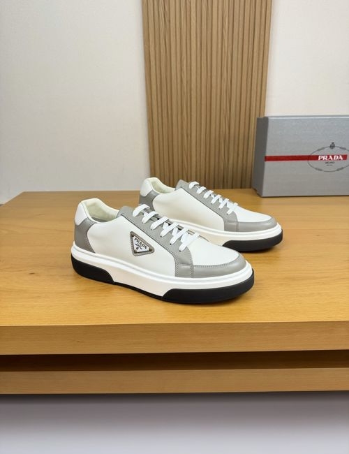 Prada Premium Nappa Leather Casual Sneakers