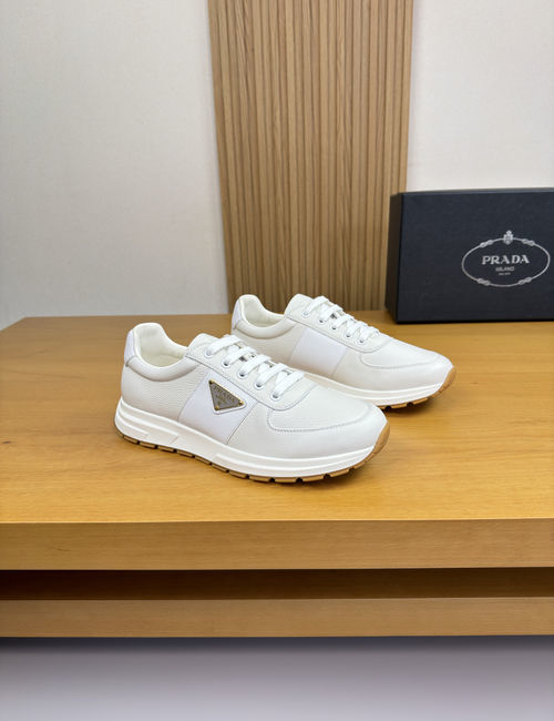 Prada Premium Casual Leather Sneakers