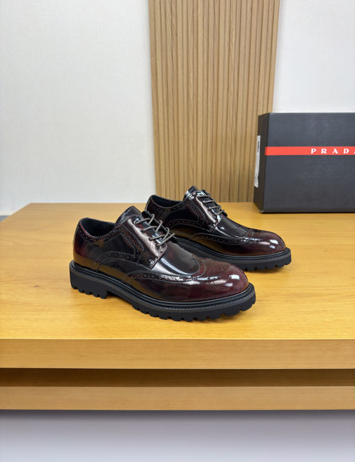 Prada Premium Leather Formal Dress Shoes