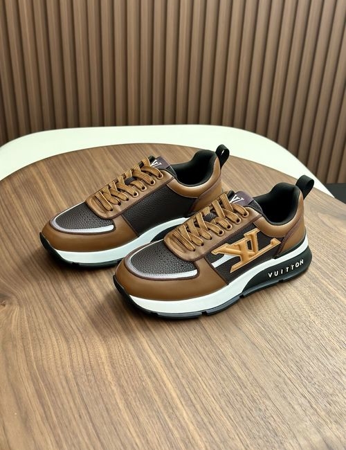 Louis Vuitton LV Premium Stitching Sports Skate Shoes