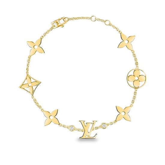 Louis Vuitton LV Elegant Flower Pattern Delicate Bracelet