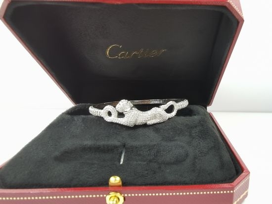 Cartier Full Diamond Leopard Bracelet