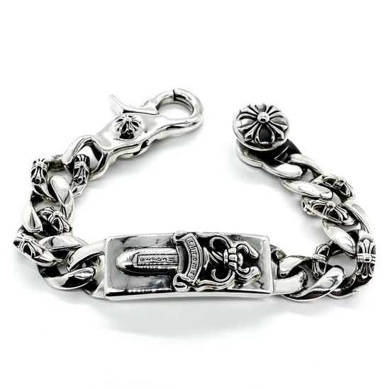 Chrome Hearts Half Pattern Sword Clasp Bracelet