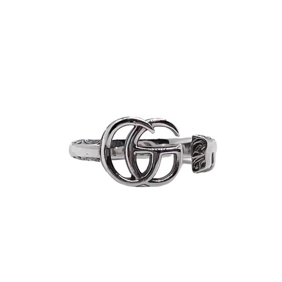 Gucci Vintage Key Shape Adjustable Silver Ring