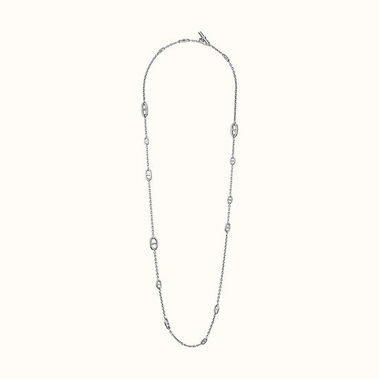 Hermes Silver Chain Link Waist Chain