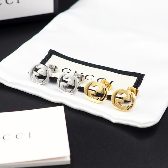 Gucci Double G Letter Stud Earrings