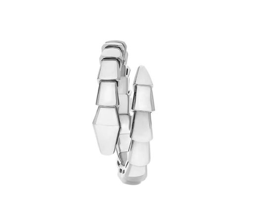 Bvlgari Sleek Single Coil Snake Ring