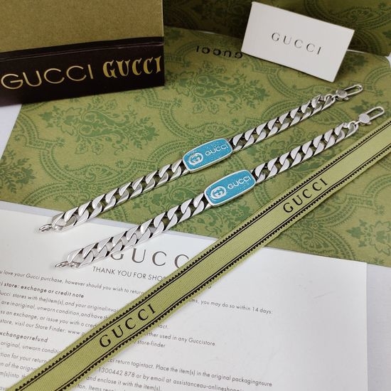 Gucci New Enamel Bracelet with Classic Logo