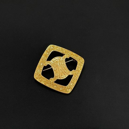 Celine Vintage Timeless Classic Retro Brooch