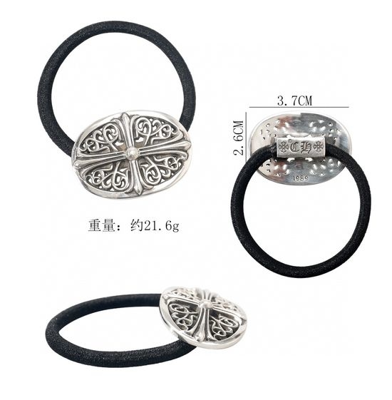 Chrome Hearts Cross Vine Pattern Dual-use Hair Tie