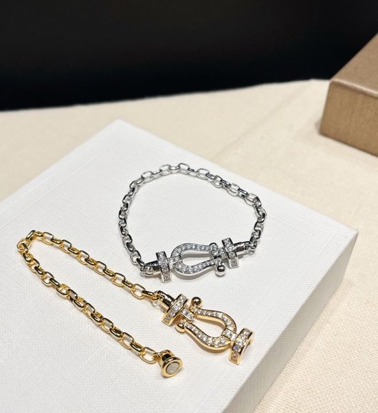 Fred Full Diamond Gold Bracelet For Daily Wear