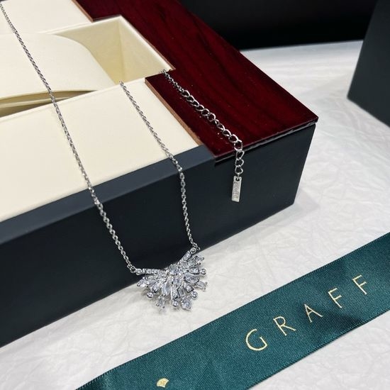 Graff Micro Paved Fireworks Design Necklace