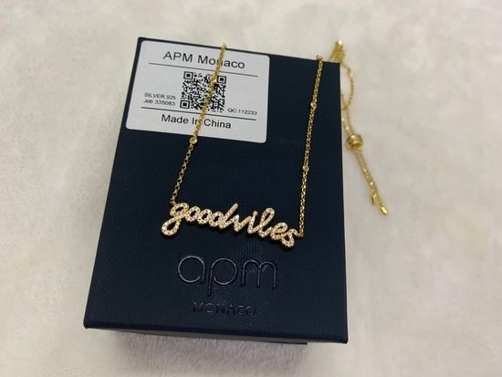 Apm monaco Gold Adjustable Fashion Chain Necklace