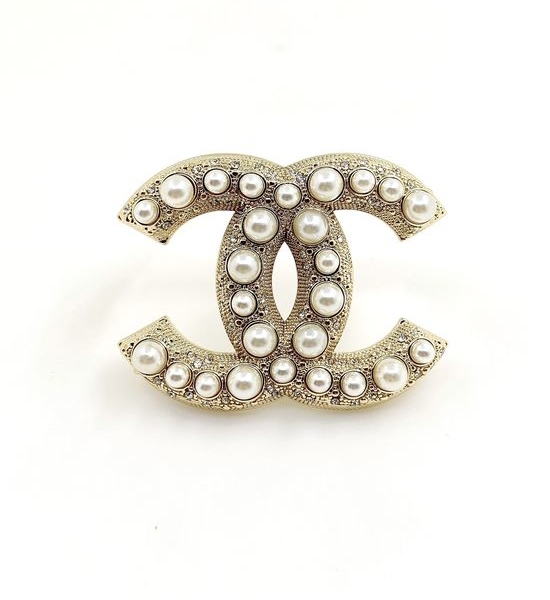Chanel Commemorative Pearl Brooch Pin