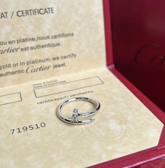 Cartier Slim Half Diamond Nail Ring