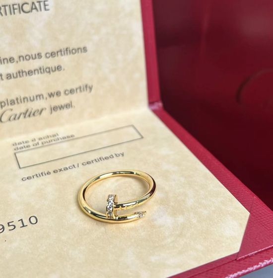 Cartier Slim Half Diamond Nail Ring