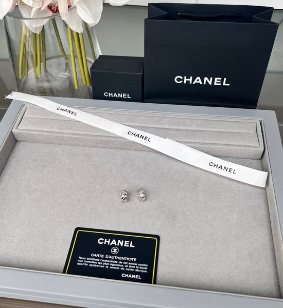Chanel Quilted Design Comfortable Ear Clips