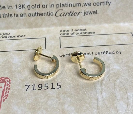 Cartier Screw Design Classic Earrings