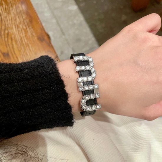 Miu Miu Delicate Leather Cord Bracelet