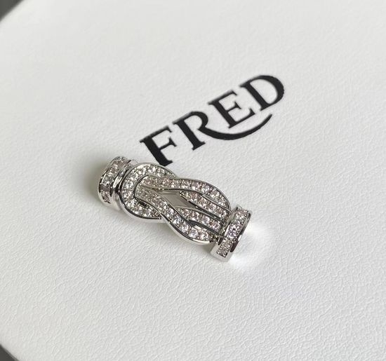 Fred Diamond Studded Red String Bracelet