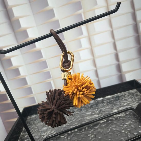 Miu Miu Leather Pendant with Removable Metal Hook