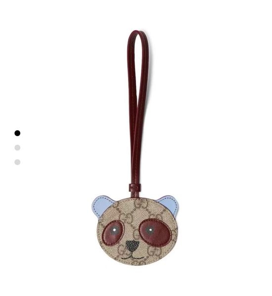 Gucci Panda Shaped Bag Charm Keychain