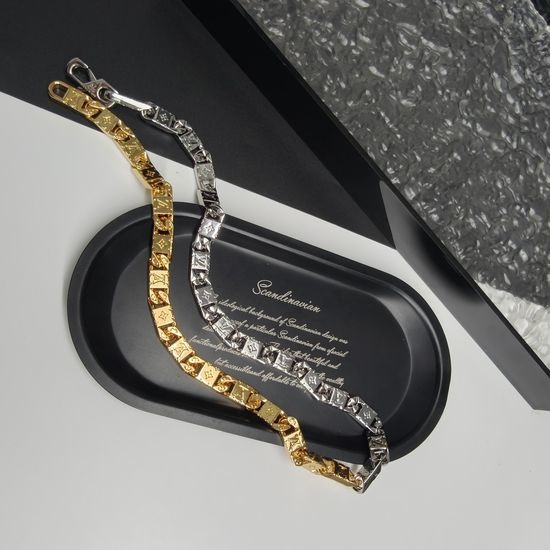 Louis Vuitton LV Color Block Pendant Necklace