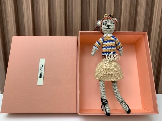 Miu Miu Woven Yellow Casual Dress