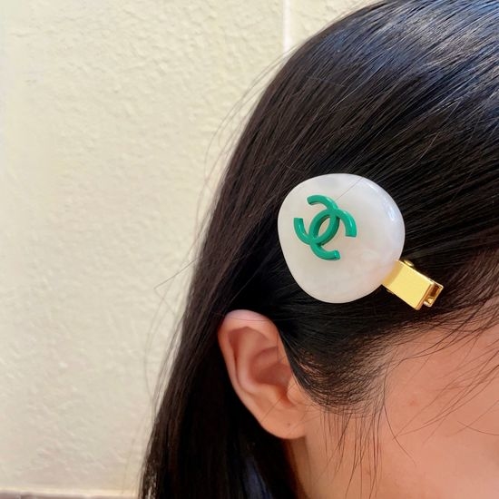 Chanel Candy Color Double C Hair Clip