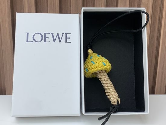 Loewe Handwoven Mushroom Bag Pendant
