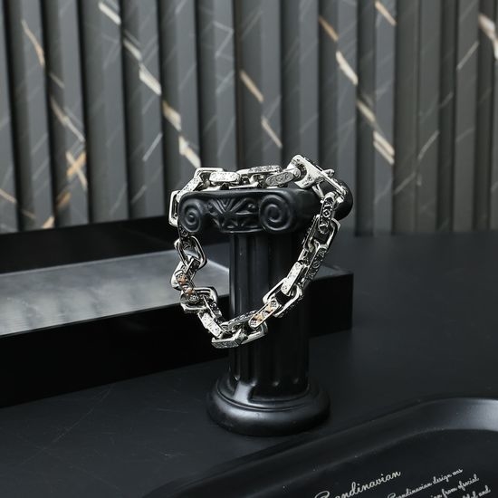Louis Vuitton LV Timeless Pattern Metal Chain Bracelet