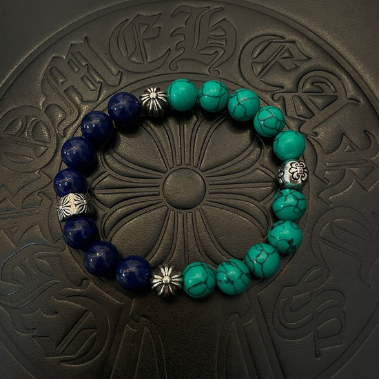Chrome Hearts Vintage Color Block Beaded Bracelet