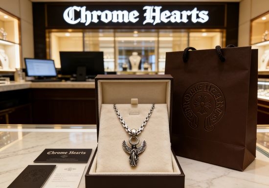 Chrome Hearts Vintage Cross Pendant Necklace
