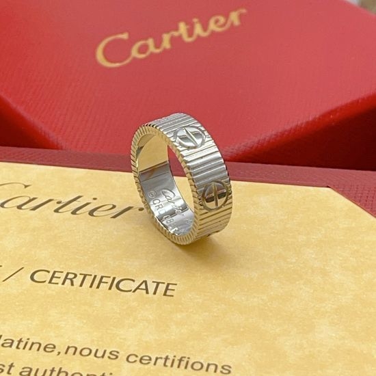 Cartier Classic Threaded Texture Ring
