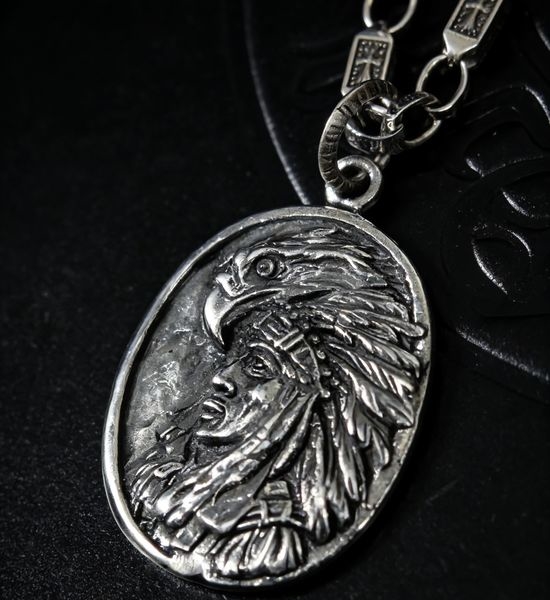 Chrome Hearts Indian Chief Medallion Vintage Necklace