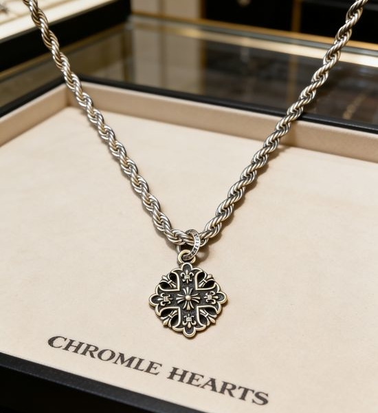 Chrome Hearts Vintage Cross Pendant Necklace