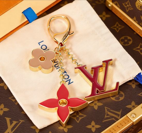 Louis Vuitton LV Enamel Monogram Bag Charm