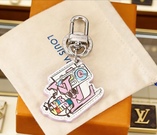 Louis Vuitton LV Delicate Multicolor Keychain Accessory
