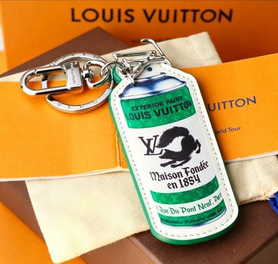 Louis Vuitton LV Graffiti Series Bag Charm Key Ring