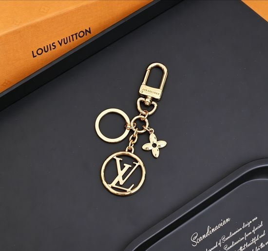 Louis Vuitton LV Vintage Pattern Keychain Bag Charm