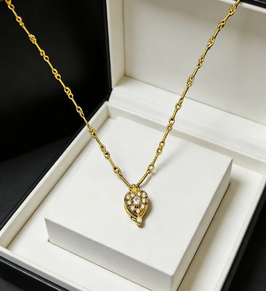 Chrome Hearts Openable Heart Pendant Necklace