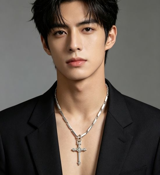 Chrome Hearts Classic Cross Pendant Necklace for Daily Wear