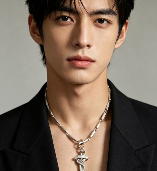 Chrome Hearts Vintage Snake Pattern Pendant Necklace