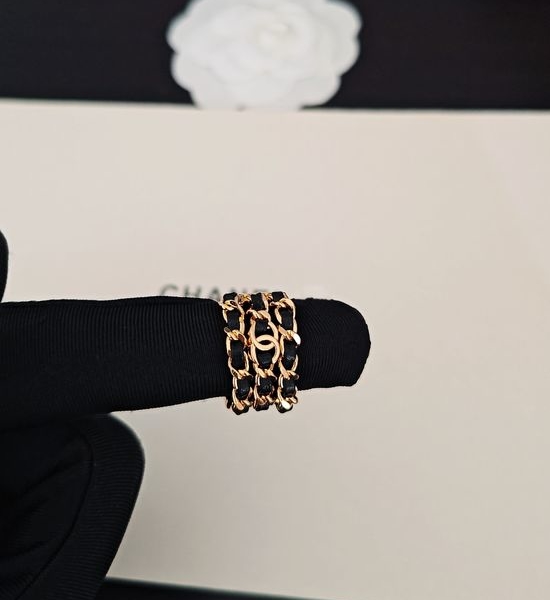 Chanel Leather Three-Layer Exquisite Ring