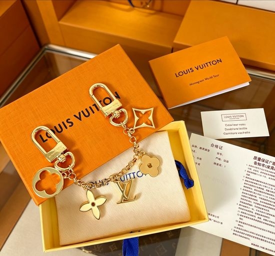 Louis Vuitton LV Bag Charm Chain Keychain Accessory
