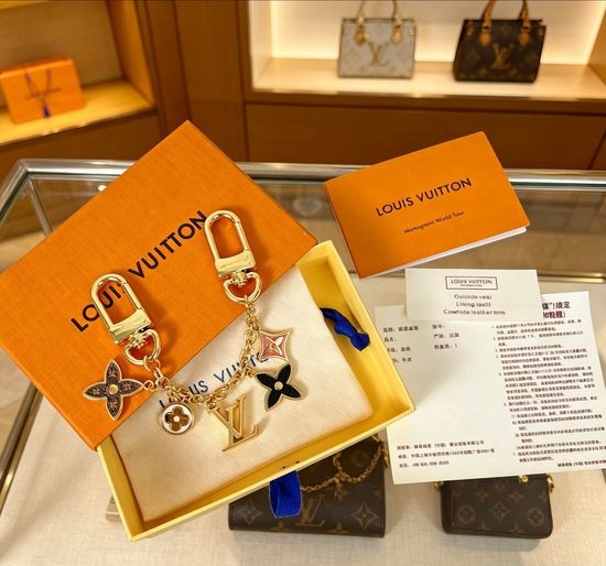 Louis Vuitton LV Soft Tone Floral Bag Charm