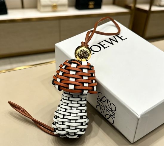 Loewe Woven Mushroom Bag Pendant