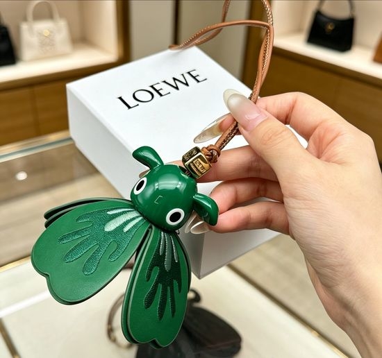Loewe Green Leaf Dumbo Decorative Bag Charm