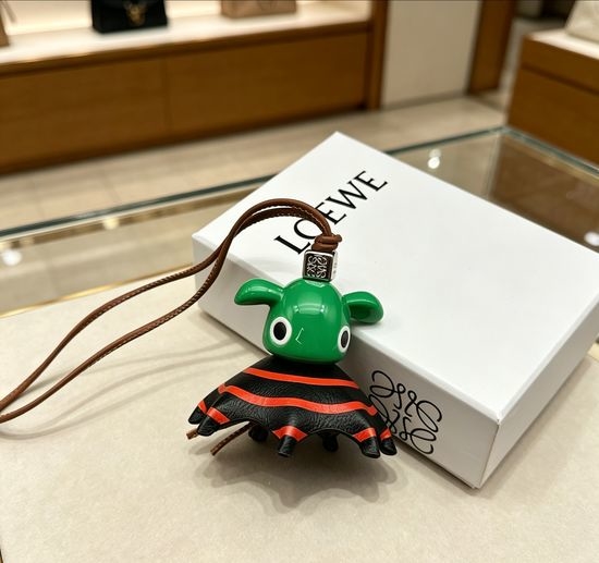 Loewe Vibrant Color Block Elephant Bag Charm